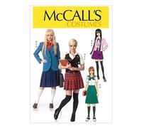 Mccall's Patterns 7141, Misses Costumes, cotton, None, Size A5 (6-8-10-12-14)