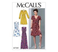 Mccall's Patterns 7381 Y,Misses Dresses,Sizes, Multi-Colour, Y (XSM-SML-MED)