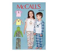 Mccall's Patterns 7678 OS,Child/Boys/Girls Tops and Pants,Sizes 2-8, Tissue, Multi-Colour, 17 x 0.5 x 0.07 cm