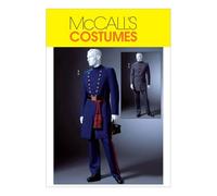 McCall's Patterns M4745 Size XM Small - Medium - Large Men's Civil War Costumes, Pack of 1, White