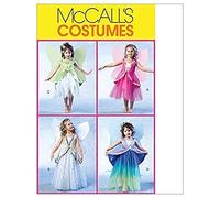 McCall's Patterns M4887 Size CDD 2-3-4-5 Children's/ Girls' Fairy Costumes, Pack of 1, White