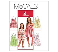 McCall's Patterns M5613 Size CHJ 7-8-10-12-14 Children's/ Girls' Dresses, Pack of 1, White