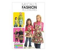 McCall's Patterns M5720 All Sizes Misses'/ Chldren's/ Girls' Aprons, Pack of 1, White