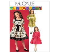 McCall's Patterns M5742 Children's/Girls' Dresses, Size CL (6-7-8)