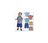 McCall's Patterns M6016 Infants' Shirts, Shorts and Pants, Pack of 1, White