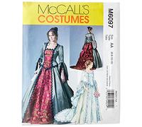 McCall's Patterns M6097 Size AA 6-8-10-12 Misses' Victorian Costume, Pack of 1, White