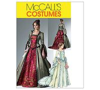 McCall's Patterns M6097 Size EE 14-16-18-20 Misses' Victorian Costume, Pack of 1, White