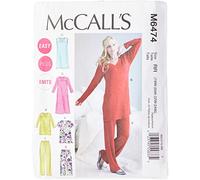 McCall's Patterns M6474 Size RR 18W-20W-22W-24W Misses'/ Women's Top, Tunic, Gowns and Pants, Pack of 1, White