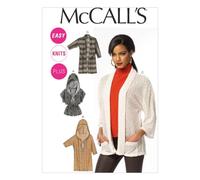 McCall's Patterns M6803 XM Small - Medium - Large Misses' - Men's Cardigans, Pack of 1, White