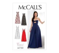 McCall's Patterns M7780, mccalls, Sewing Pattern,Template, Paper, Multicoloured, A5 (6-8-10-12-14)