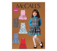 McCall's Patterns MC7008, Children's/Girls Jumpers, Sizes, White, CDD (2-3-4-5)