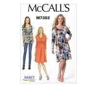 Mccall's Patterns Misses Top and Dresses, Size E5 14-22