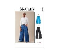 MCCALLS Sewing Patten M8536AA Men's Shorts and Trousers AA (34-36-38-40-42)