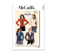 MCCALLS Sewing Patten M8541A Misses' Jackets A (6-8-10-12-14-16)