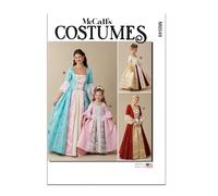 MCCALLS Sewing Patten M8549BB Children's and Misses' Princess Costume BB (S, M, L, XL)