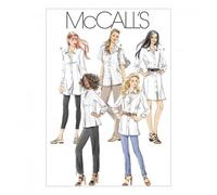 McCalls Sewing Pattern 6124 Ladies Plus Size Top Sizes: 18W-20W-22W-24W