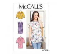 McCalls Sewing Pattern 7959 Tops, Tunics, Dresses E5 (14-16-18-20-22)