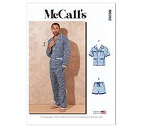 McCalls Sewing Pattern 8262 Pyjamas XM (S-M-L)