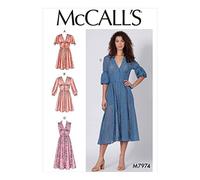 McCall's Sewing Pattern M7974A5-Misses' Dresses, Paper, White, Various