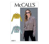 McCall's Sewing Pattern-M8011Z-Misses' Jackets, Paper, White, Various