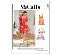 McCalls Sewing Pattern M8197F5 F5 (16-18-20-22-24) Misses' Dresses, Multi Colour