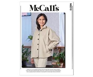 McCalls Sewing Pattern M8210A5 A5 (6-8-10-12-14) Misses' Jacket, Multi Colour