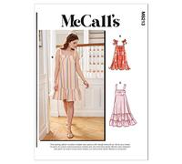 McCalls Sewing Pattern M8213Y Y (XS-S-M) Misses' Dresses, Multi Colour