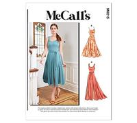 McCalls Sewing Pattern M8215RR RR (18W-20W-22W-24W) Misses' & Women's Dresses, Multi Colour