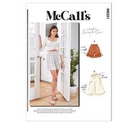 McCall's Sewing Pattern M8221Y Y (XS-S-M) Misses' Shorts, Multi Colour
