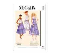 McCall's Sewing Pattern M8306A5 Misses' Top and Skirts by Laura Ashley
