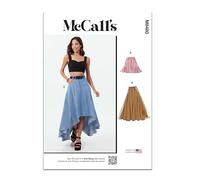 MCCALLS Sewing Pattern M8480Y5 Misses' Skirt in Three Lengths Y5 (18-20-22-24-26)