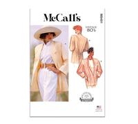 MCCALLS Sewing Pattern M8491A Misses' Unlined Jacket A (8-10-12-14-16)