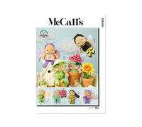 MCCALLS Sewing Pattern M8496OS Plush Dolls and Accessories by Carla Reiss Design OS (ONE Size)