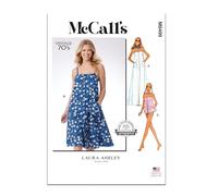MCCALLS Sewing Pattern M8499H5 Misses' Dress and Top by Laura Ashley H5 (6-8-10-12-14)