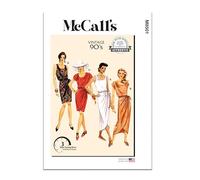 MCCALLS Sewing Pattern M8501P5 Misses' Mock Sarong Dress in Two Lengths P5 (12-14-16-18-20)