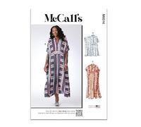 MCCALLS Sewing Pattern M8516A Misses' Caftan in Two Lengths A (XS-S-M-L-XL-XXL)
