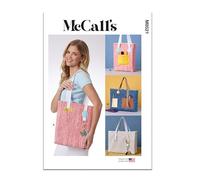 MCCALLS Sewing Pattern M8521OS Tote Bags OS (ONE Size)