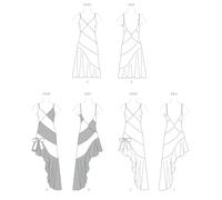 McCall's Sewing Pattern M8582K5 Misses' Dress in Two Lengths K5 (8-10-12-14-16)