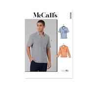McCall's Sewing Pattern M8589A Men's Top with Sleeve Variations A (S-M-L-XL-XXL-XXXL)