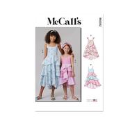 McCall's Sewing Pattern M8592K5 Children's and Girls' Dresses and Headband K5 (7-8-10-12-14)