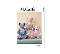 McCall's Sewing Pattern M8599OS Patchwork Plush Bears OS (ONE Size)