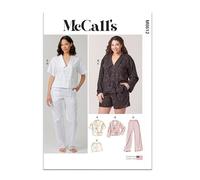 McCall's Sewing Pattern M8612AA Misses' and Women's Pyjamas AA (XS-S-M-L-XL)