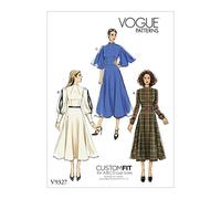 McCall's V9327, Vogue, Sewing Pattern,Template, Paper, White, 6-8-10-12-14