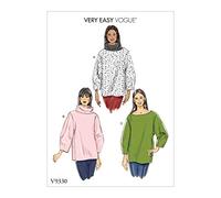 McCall's V9330, Vogue, Sewing Pattern,Template, Paper, White, XS-S-M-L-XL