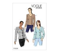 McCall's V9339, Vogue, Sewing Pattern,Template, Paper, White, 6-8-10-12-14