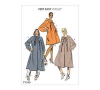 McCall's V9340, Vogue, Sewing Pattern,Template, Paper, White, L-XL-XXL
