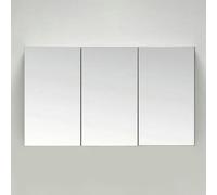 McCann 1200mm Mirror 3 Door Cabinet White