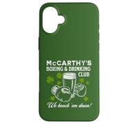 McCarthy’s Boxing & Drinking Club Design - Irish Humor Case for iPhone 16 Plus