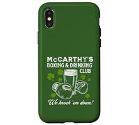 McCarthy’s Boxing & Drinking Club Design - Irish Humor Case for iPhone X/XS