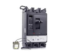 MCCB Breaking Capacity 36kA Adjustable Current 160A 400A 3P HSX-160F Moulded Case With Shunt Release(160A)